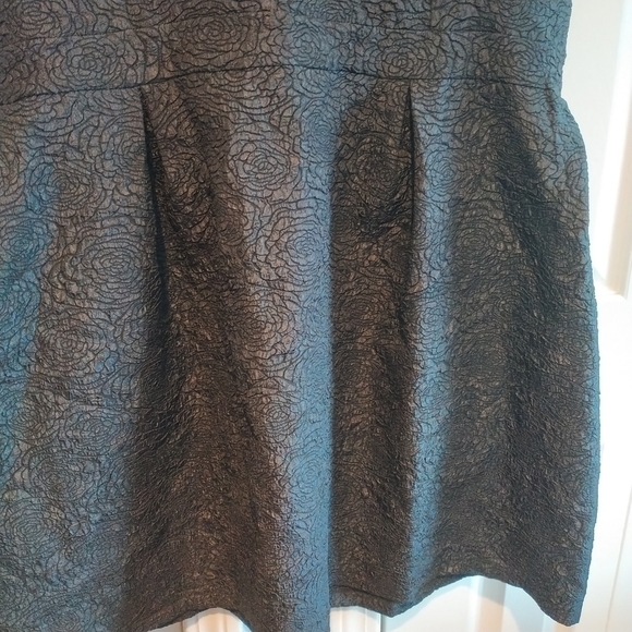 Bloom Chic LBD Black Mini Dress Rose Pattern 3XL - Picture 4 of 12